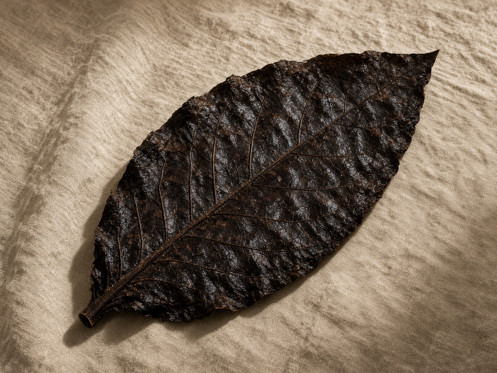 Dark air-cured tobacco leaf