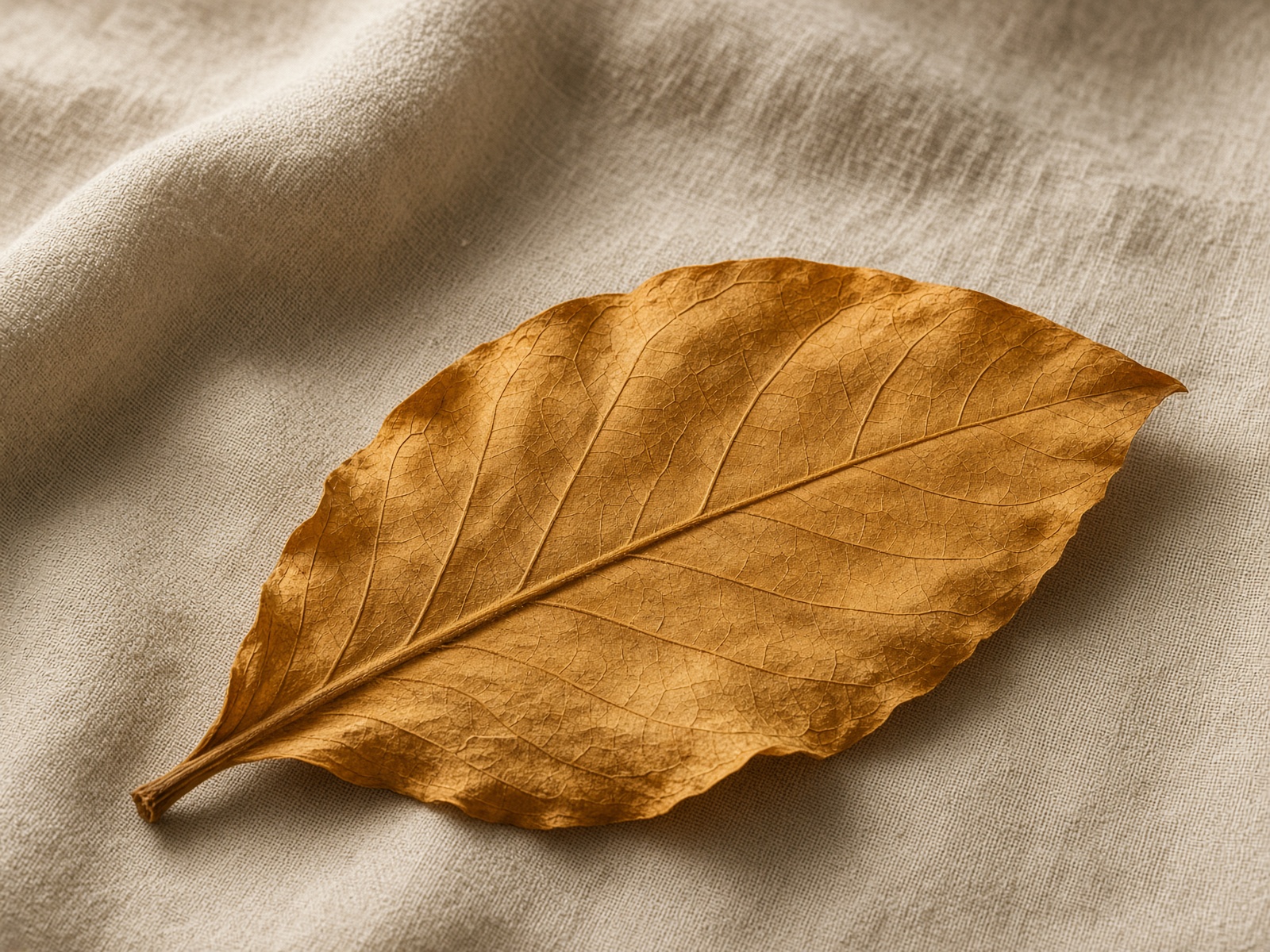 Flue-cured Virginia tobacco leaf